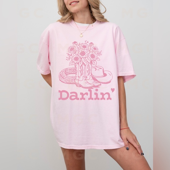 Comfort Colors Darlin’ Cowgirl Shirt - Picture 3 of 10